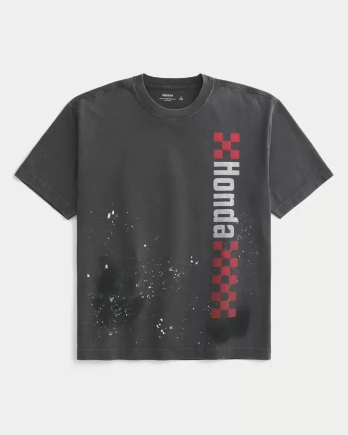 Boxy Heavyweight Graphic Tee Honda