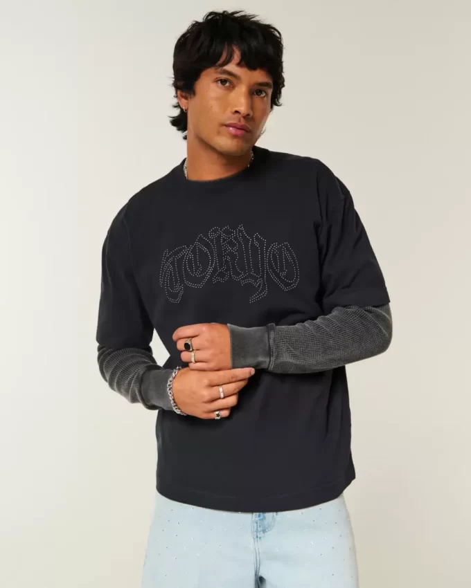 Boxy Heavyweight Graphic Tee Tokyo Boxy Heavyweight Graphic Tee Tokyo