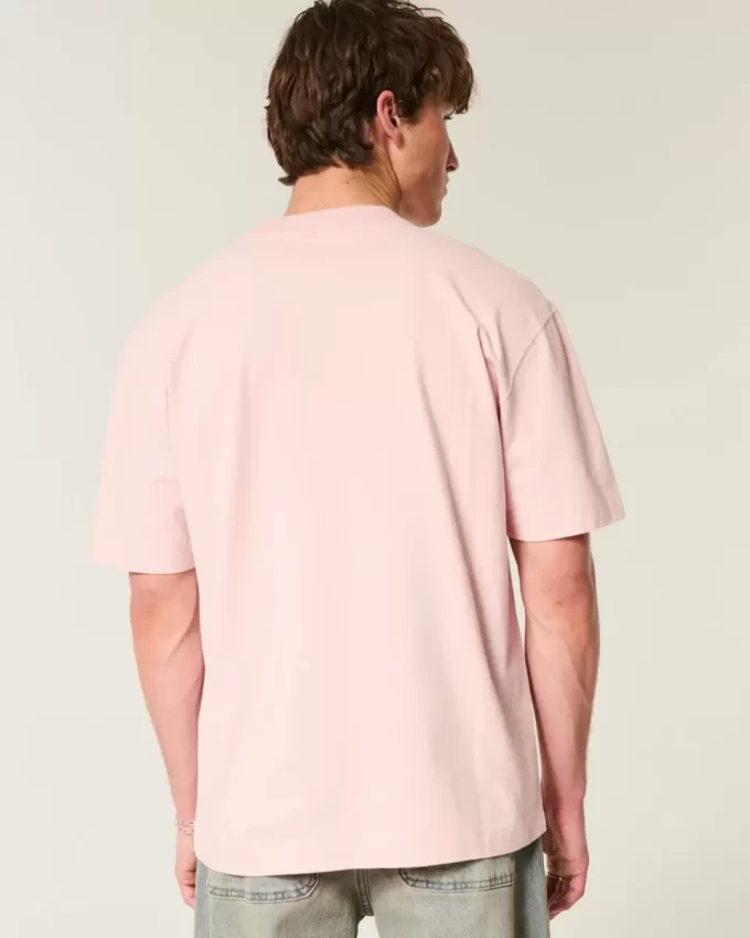 Boxy Heavyweight Γραφικό μπλουζάκι Hawaii Boxy Heavyweight Γραφικό μπλουζάκι Hawaii