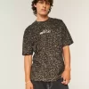 Boxy Heavyweight Leopard Print Dodge Hellcat Graphic Tee Boxy Heavyweight Leopard Print Dodge Hellcat Graphic Tee