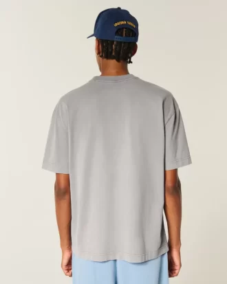 Boxy Heavyweight Logo T-shirt Crew