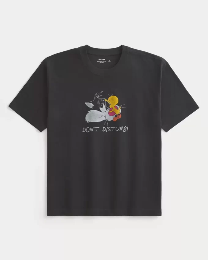 Boxy Heavyweight γραφικό μπλουζάκι Looney Tunes