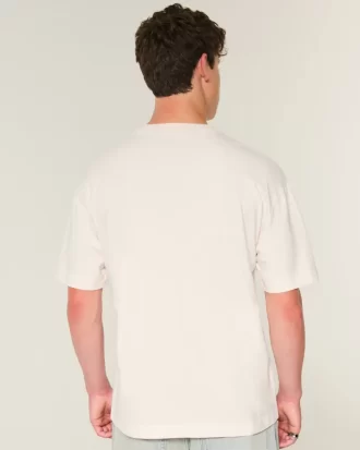 Boxy Heavyweight Γραφικό μπλουζάκι Newport Beach