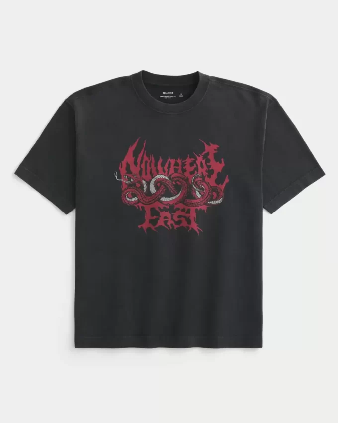 Boxy Heavyweight Nowhere Fast Graphic Tee Boxy Heavyweight Nowhere Fast Graphic Tee