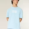 Boxy Heavyweight Γραφικό μπλουζάκι Oasis Boxy Heavyweight Γραφικό μπλουζάκι Oasis