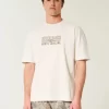 Γραφικό μπλουζάκι Boxy Heavyweight Outer Banks Γραφικό μπλουζάκι Boxy Heavyweight Outer Banks