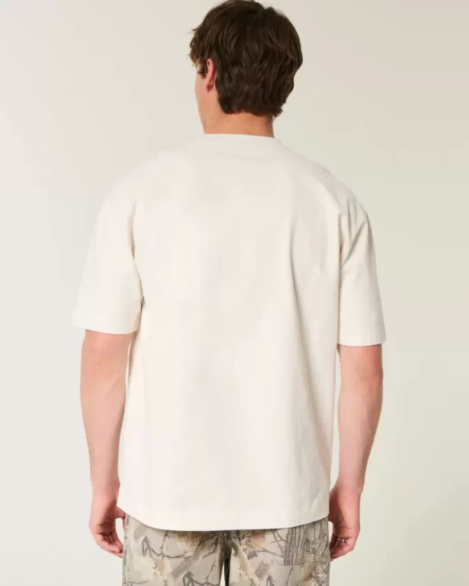 Γραφικό μπλουζάκι Boxy Heavyweight Outer Banks Γραφικό μπλουζάκι Boxy Heavyweight Outer Banks