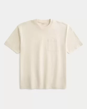 Μπλουζάκι Boxy Heavyweight Pocket Crew
