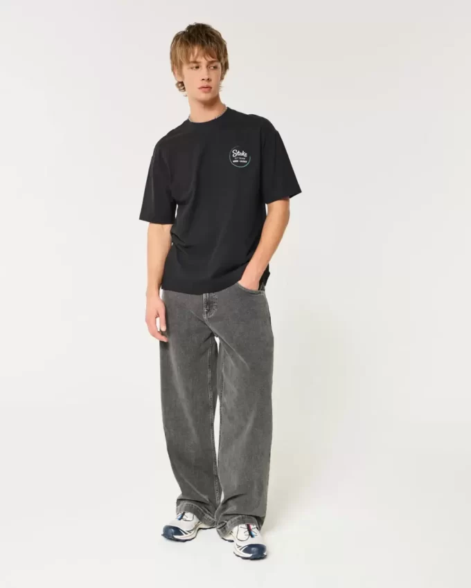 Boxy Heavyweight Stake F1 Team Kick Sauber Graphic Tee Boxy Heavyweight Stake F1 Team Kick Sauber Graphic Tee