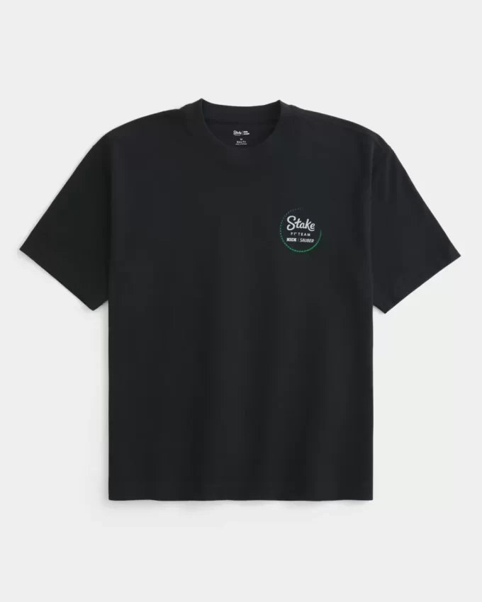 Boxy Heavyweight Stake F1 Team Kick Sauber Graphic Tee Boxy Heavyweight Stake F1 Team Kick Sauber Graphic Tee