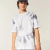 Μπλουζάκι Boxy Heavyweight Tie-Dye Cotton Crew T-shirt Μπλουζάκι Boxy Heavyweight Tie-Dye Cotton Crew T-shirt