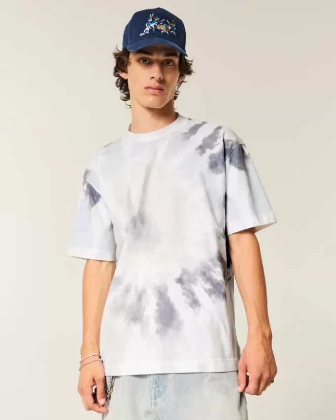 Μπλουζάκι Boxy Heavyweight Tie-Dye Cotton Crew T-shirt Μπλουζάκι Boxy Heavyweight Tie-Dye Cotton Crew T-shirt