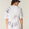 Μπλουζάκι Boxy Heavyweight Tie-Dye Cotton Crew T-shirt Μπλουζάκι Boxy Heavyweight Tie-Dye Cotton Crew T-shirt