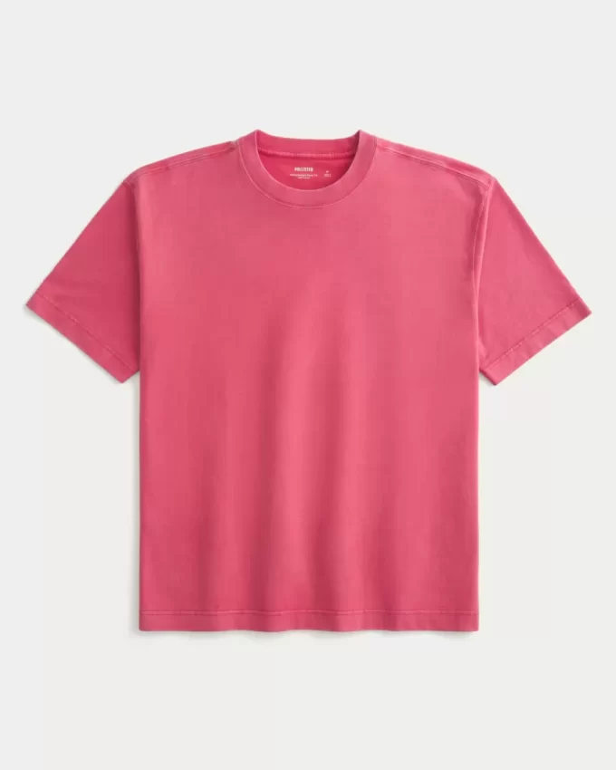 Μπλουζάκι Boxy Heavyweight Washed Cotton Crew Μπλουζάκι Boxy Heavyweight Washed Cotton Crew