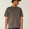 Μπλουζάκι Boxy Heavyweight Washed Cotton Crew Μπλουζάκι Boxy Heavyweight Washed Cotton Crew