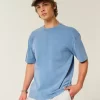 Μπλουζάκι Boxy Heavyweight Washed Cotton Crew Μπλουζάκι Boxy Heavyweight Washed Cotton Crew