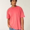 Μπλουζάκι Boxy Heavyweight Washed Cotton Crew Μπλουζάκι Boxy Heavyweight Washed Cotton Crew