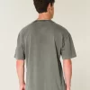 Μπλουζάκι Boxy Heavyweight Washed Cotton Crew Μπλουζάκι Boxy Heavyweight Washed Cotton Crew