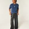Μπλουζάκι Boxy Heavyweight Washed Cotton Crew Μπλουζάκι Boxy Heavyweight Washed Cotton Crew