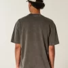 Μπλουζάκι Boxy Heavyweight Washed Cotton Crew Μπλουζάκι Boxy Heavyweight Washed Cotton Crew