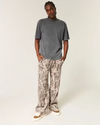 Μπλουζάκι Boxy Heavyweight Washed Cotton Crew