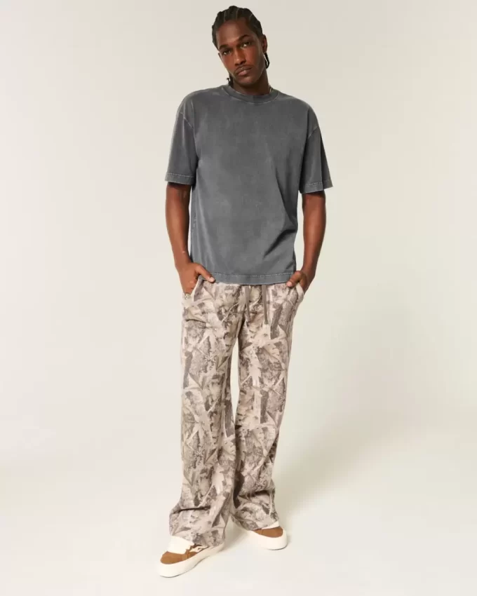 Μπλουζάκι Boxy Heavyweight Washed Cotton Crew Μπλουζάκι Boxy Heavyweight Washed Cotton Crew