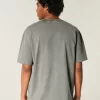 Μπλουζάκι Boxy Heavyweight Washed Cotton Crew Μπλουζάκι Boxy Heavyweight Washed Cotton Crew