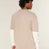 Μπλουζάκι Boxy Heavyweight Washed Cotton Crew Μπλουζάκι Boxy Heavyweight Washed Cotton Crew