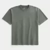 Μπλουζάκι Boxy Heavyweight Washed Cotton Crew Μπλουζάκι Boxy Heavyweight Washed Cotton Crew