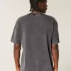 Μπλουζάκι Boxy Heavyweight Washed Cotton Crew Μπλουζάκι Boxy Heavyweight Washed Cotton Crew