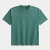 Μπλουζάκι Boxy Heavyweight Washed Cotton Crew Μπλουζάκι Boxy Heavyweight Washed Cotton Crew