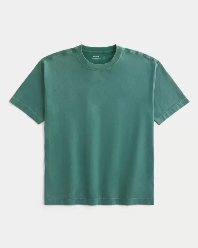 Μπλουζάκι Boxy Heavyweight Washed Cotton Crew Μπλουζάκι Boxy Heavyweight Washed Cotton Crew