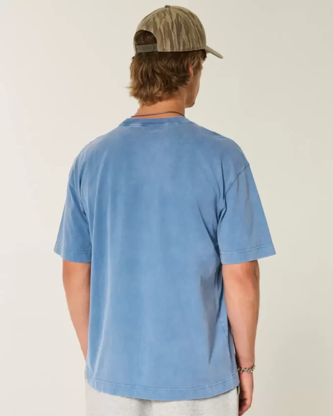 Μπλουζάκι Boxy Heavyweight Washed Cotton Crew Μπλουζάκι Boxy Heavyweight Washed Cotton Crew