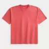 Μπλουζάκι Boxy Heavyweight Washed Cotton Crew Μπλουζάκι Boxy Heavyweight Washed Cotton Crew