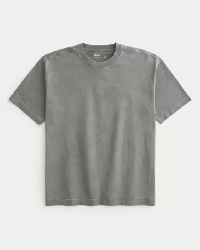 Μπλουζάκι Boxy Heavyweight Washed Cotton Crew Μπλουζάκι Boxy Heavyweight Washed Cotton Crew
