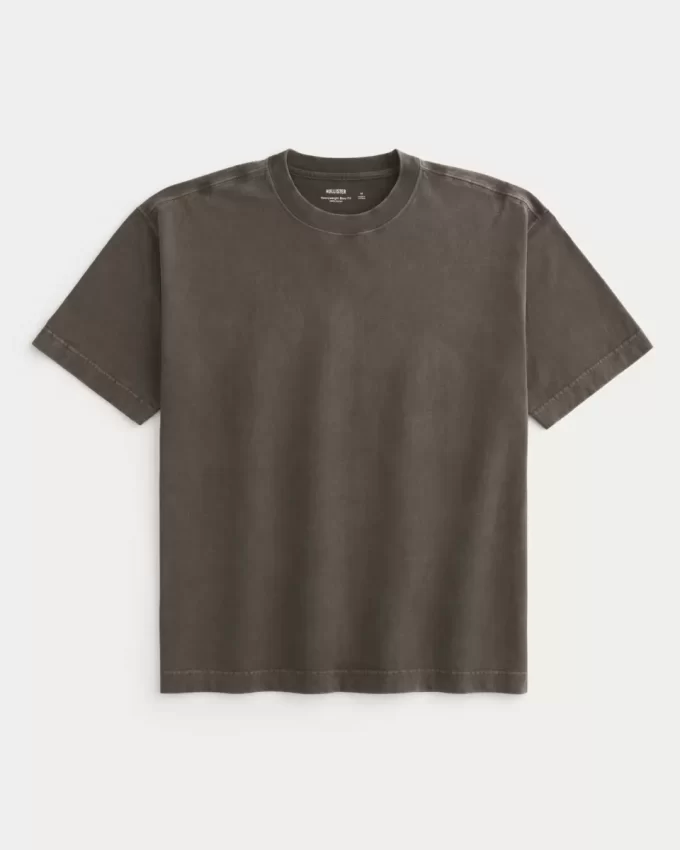 Μπλουζάκι Boxy Heavyweight Washed Cotton Crew Μπλουζάκι Boxy Heavyweight Washed Cotton Crew
