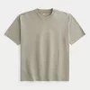 Μπλουζάκι Boxy Heavyweight Washed Cotton Crew Μπλουζάκι Boxy Heavyweight Washed Cotton Crew