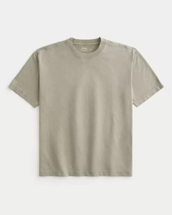 Μπλουζάκι Boxy Heavyweight Washed Cotton Crew Μπλουζάκι Boxy Heavyweight Washed Cotton Crew