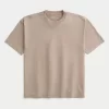 Μπλουζάκι Boxy Heavyweight Washed Cotton Crew Μπλουζάκι Boxy Heavyweight Washed Cotton Crew