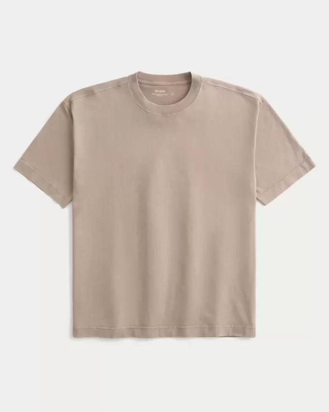 Μπλουζάκι Boxy Heavyweight Washed Cotton Crew Μπλουζάκι Boxy Heavyweight Washed Cotton Crew