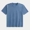 Μπλουζάκι Boxy Heavyweight Washed Cotton Crew Μπλουζάκι Boxy Heavyweight Washed Cotton Crew