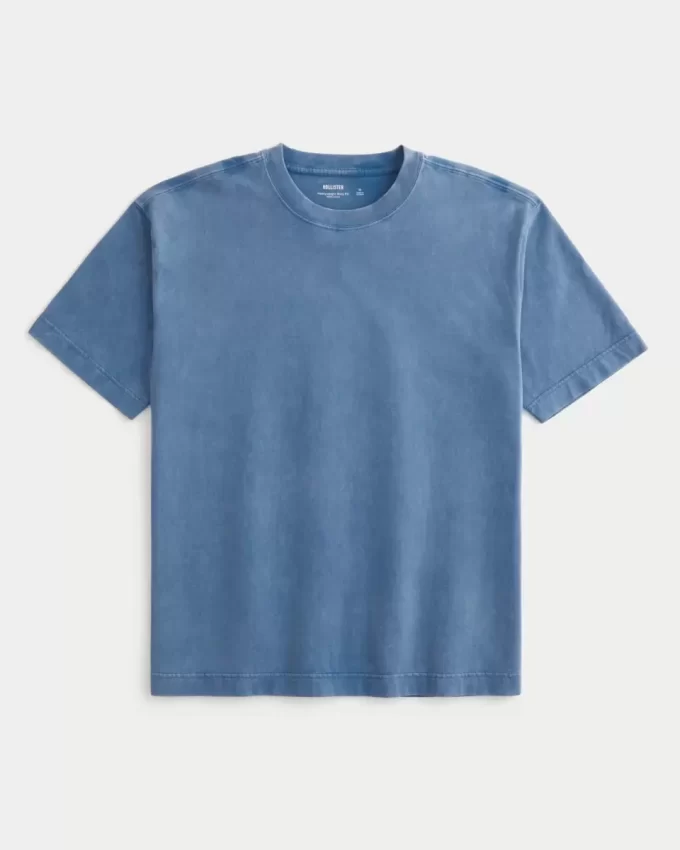 Μπλουζάκι Boxy Heavyweight Washed Cotton Crew Μπλουζάκι Boxy Heavyweight Washed Cotton Crew