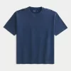 Μπλουζάκι Boxy Heavyweight Washed Cotton Crew Μπλουζάκι Boxy Heavyweight Washed Cotton Crew