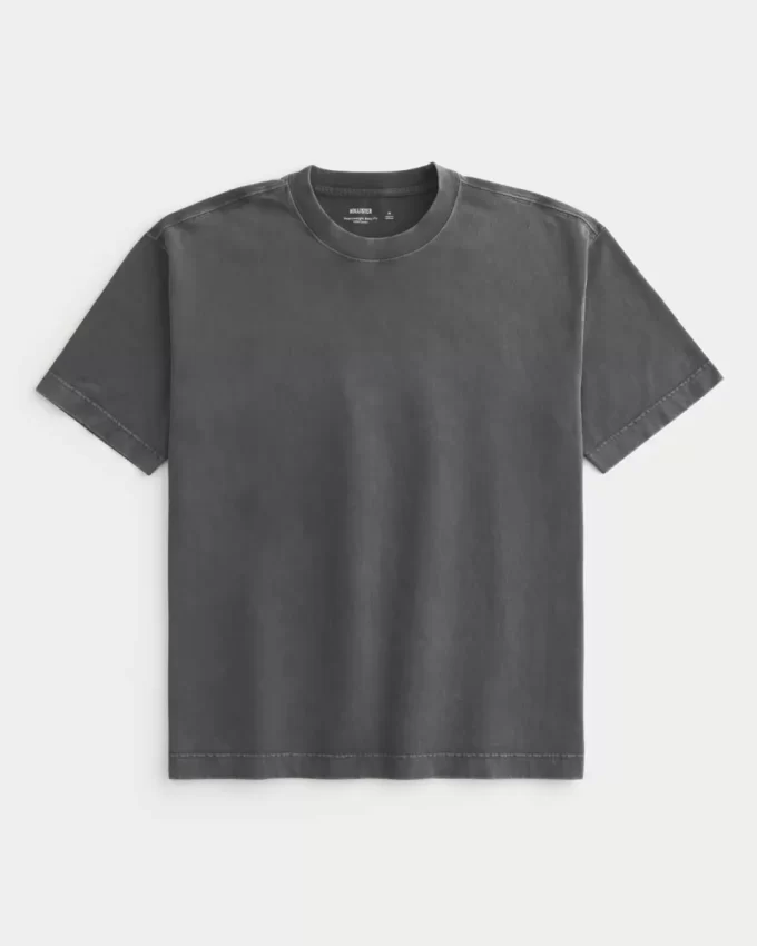 Μπλουζάκι Boxy Heavyweight Washed Cotton Crew Μπλουζάκι Boxy Heavyweight Washed Cotton Crew