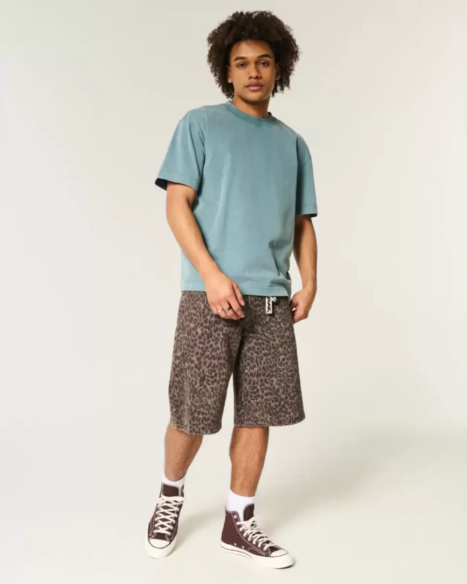 Boxy Heavyweight Washed Crew T-shirt Boxy Heavyweight Washed Crew T-shirt