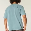 Boxy Heavyweight Washed Crew T-shirt Boxy Heavyweight Washed Crew T-shirt