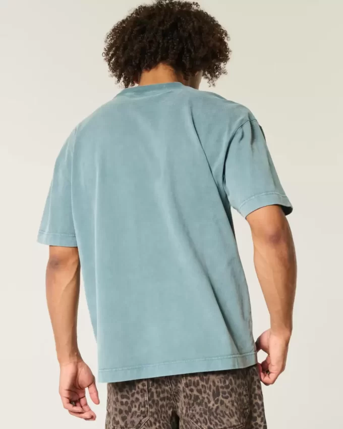 Boxy Heavyweight Washed Crew T-shirt Boxy Heavyweight Washed Crew T-shirt