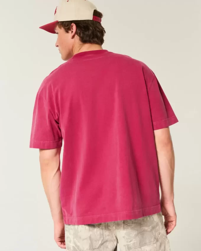 Boxy Heavyweight Washed Crew T-shirt Boxy Heavyweight Washed Crew T-shirt