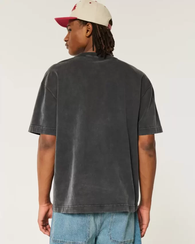Boxy Heavyweight Washed Crew T-shirt Boxy Heavyweight Washed Crew T-shirt
