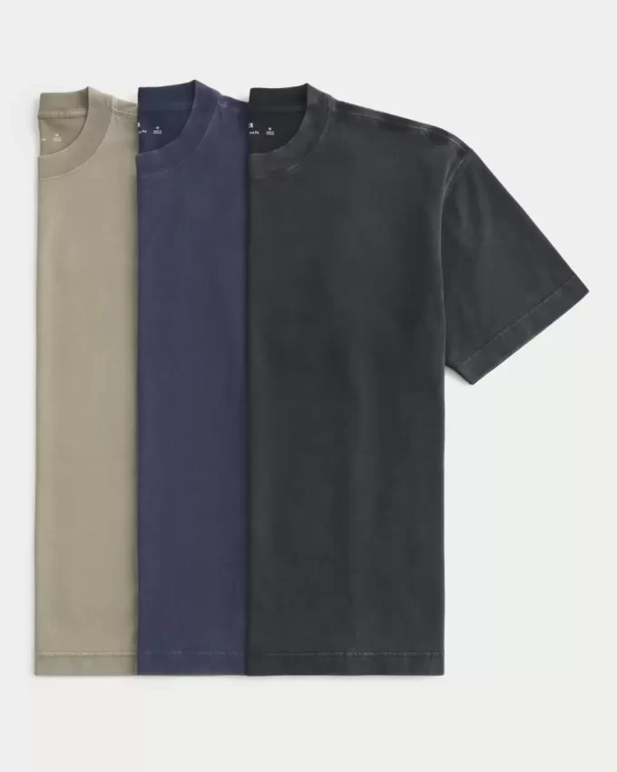 Boxy Heavyweight Washed Crew T-shirt 3-pack Boxy Heavyweight Washed Crew T-shirt 3-pack